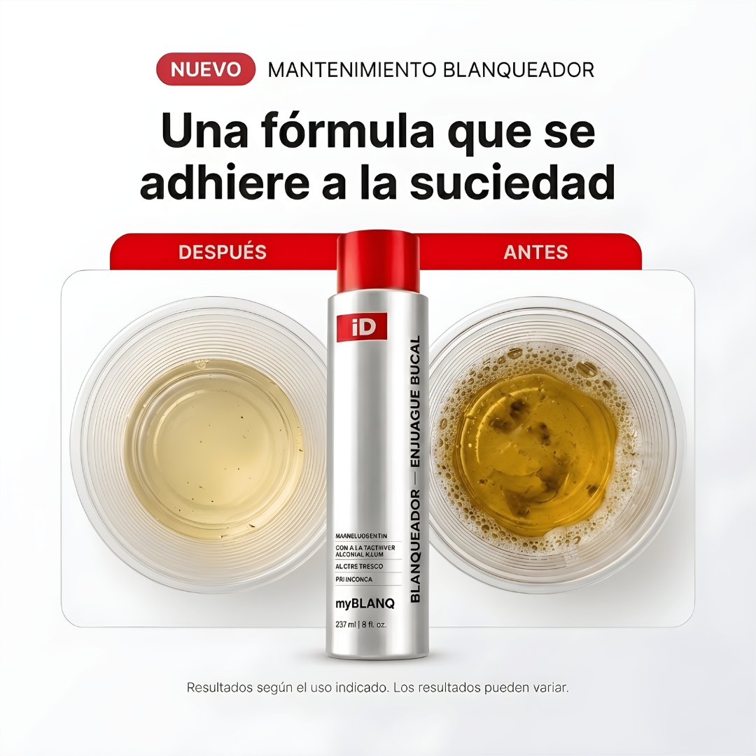 myBLANQ — Enjuague que ves trabajar | Limpieza visible en 30s